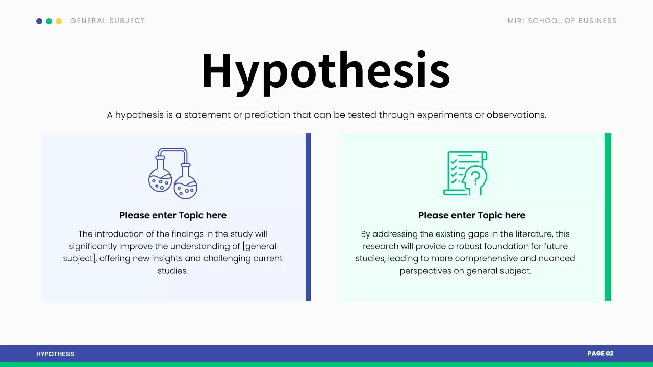 Blue Professional Thesis Presentation