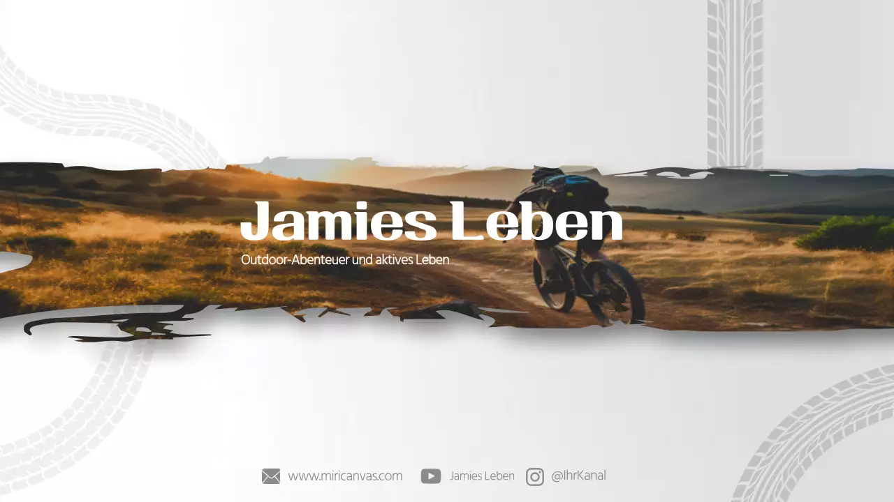 beige modern adventure channel banner