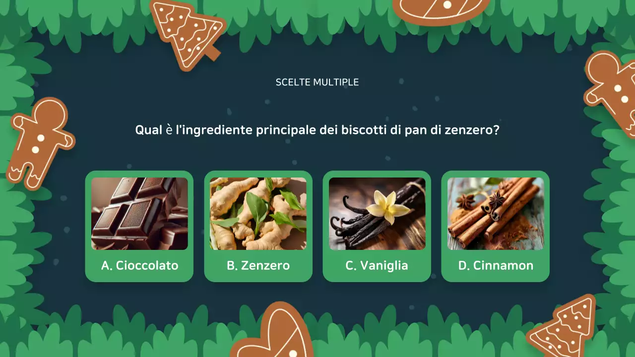 presentazione creativa di un evento festivo