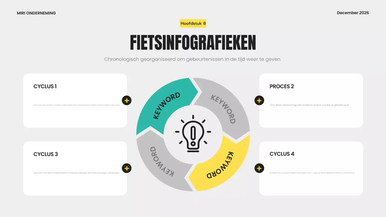 grijs modern infografisch sjabloon