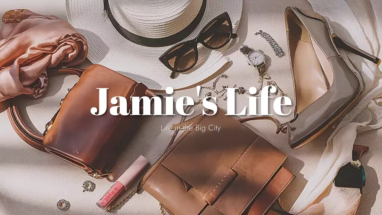 Beige Elegant Lifestyle Vlog YouTube Thumbnail