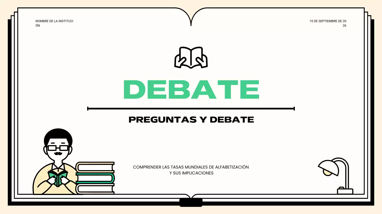 clase de alfabetización verde y limpia