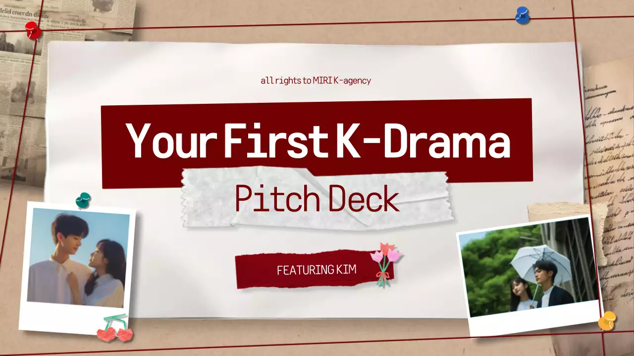 Red Traditional K-Drama Promotion Presentation