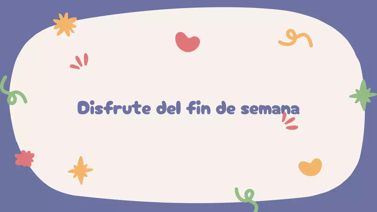 Azul Beige Verde Rojo Agenda lúdica de la clase