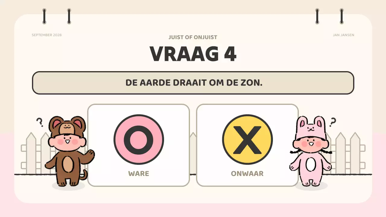 roze animatie quiz materiaal