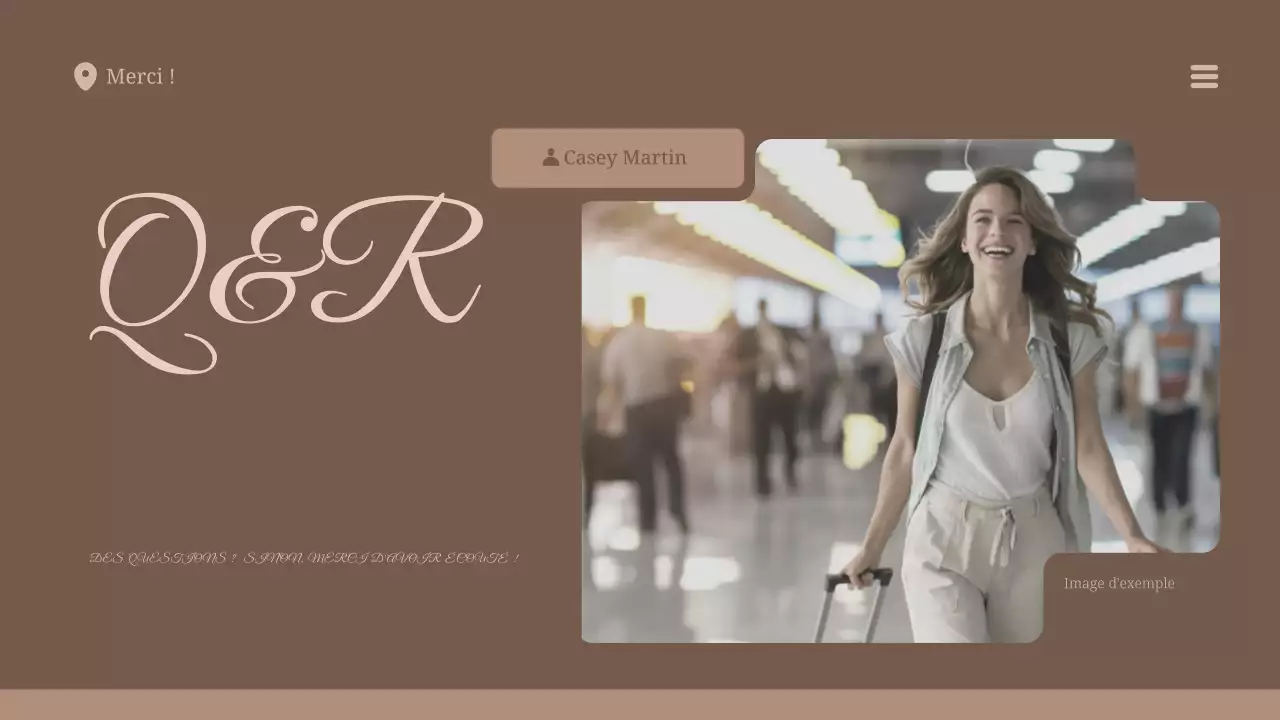 beige profil moderne mise en page