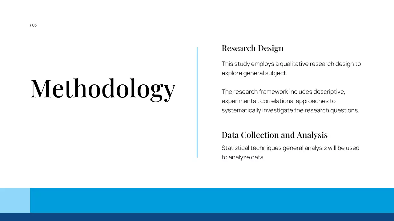 Blue Professional Thesis Presentation