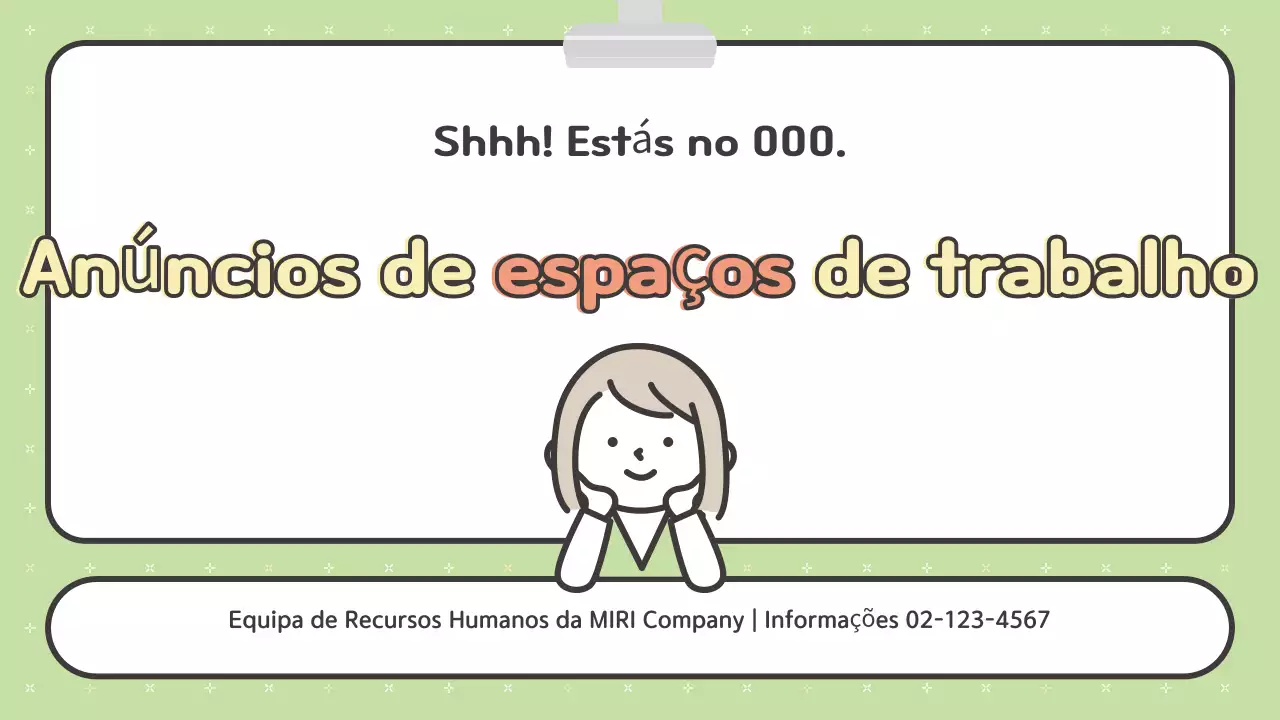 Anúncio de empresa simples e abstrato