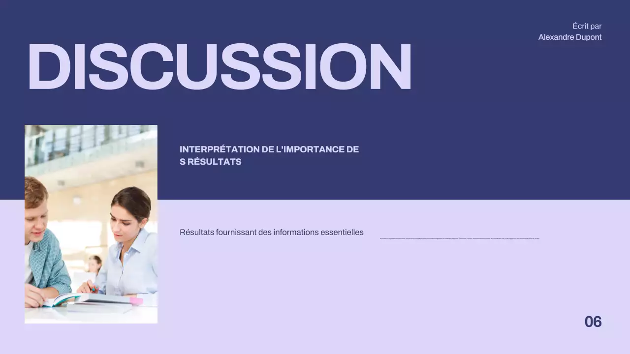 présentation de thèse minimaliste violette