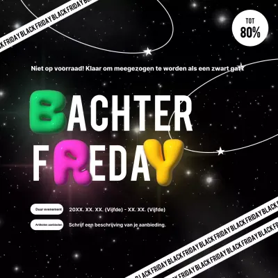 Zwarte contrastaanbiedingen