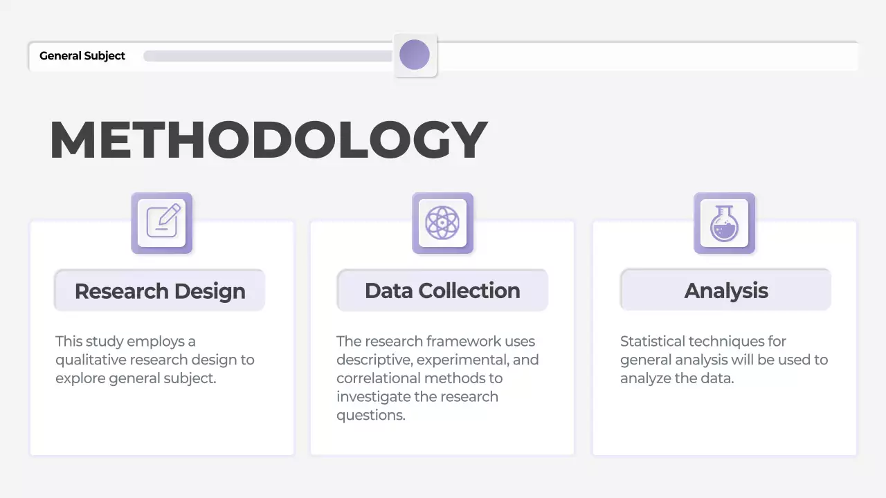 Purple Modern Thesis Guide Presentation