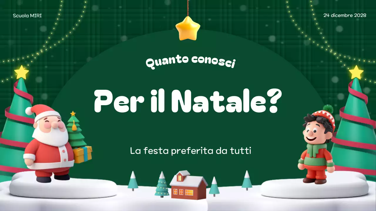 evento verde di festa