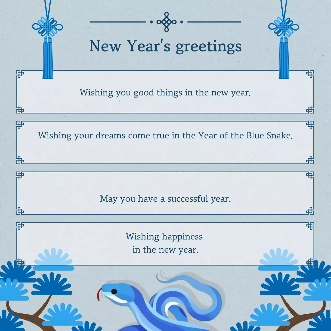 Cartão de felicitações tradicionais bege para o feriado Instagram Carousel