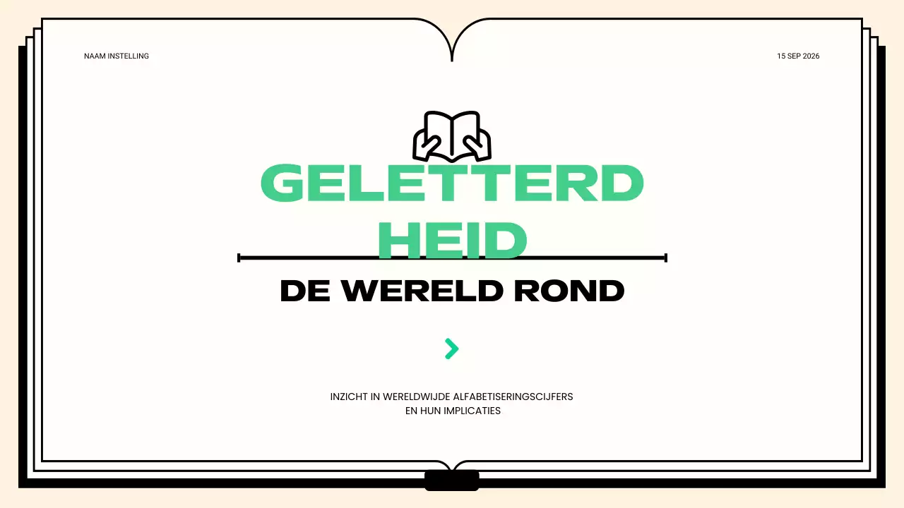 groene schone alfabetiseringsklas