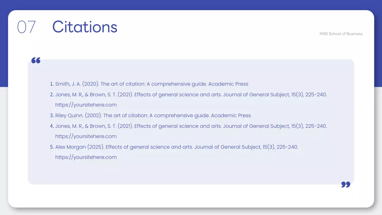 Blue Professional Thesis Presentation