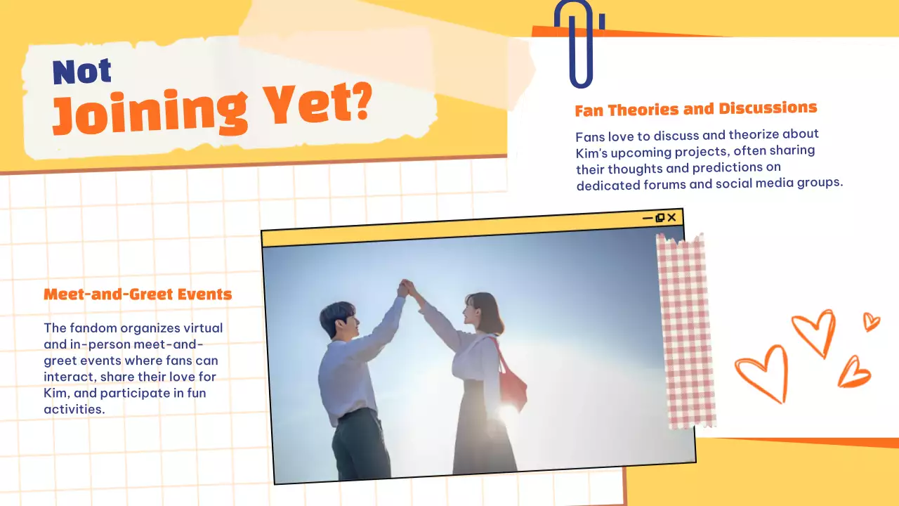 Orange Trendy K-Drama Promotion Presentation