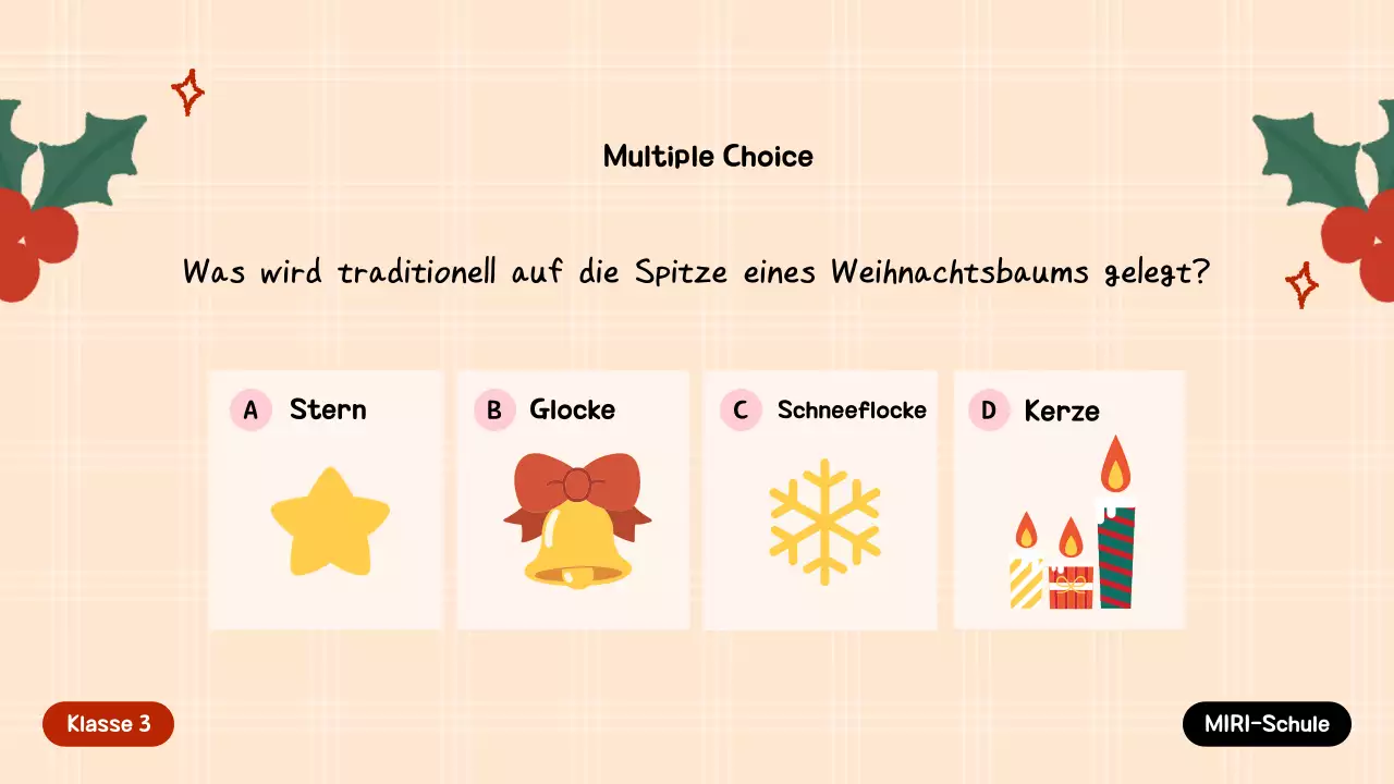 Grüne festliche Feiertagseinladung