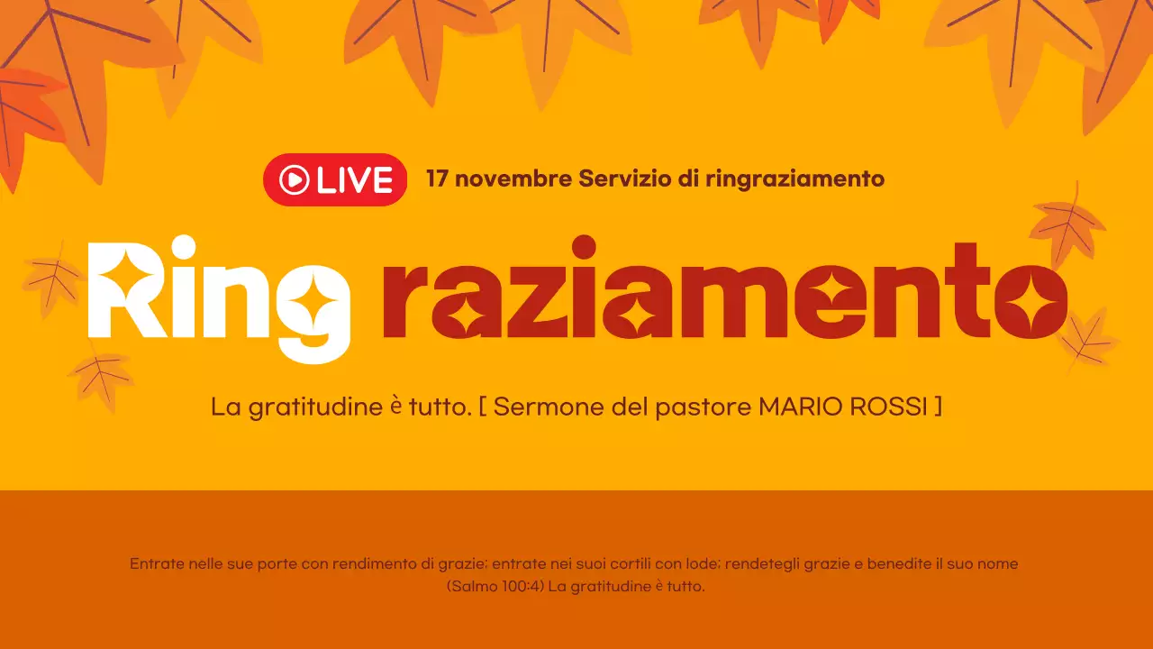 Guida all'adorazione semplice arancione