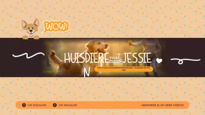 kanaal met speeltips voor oranje huisdieren