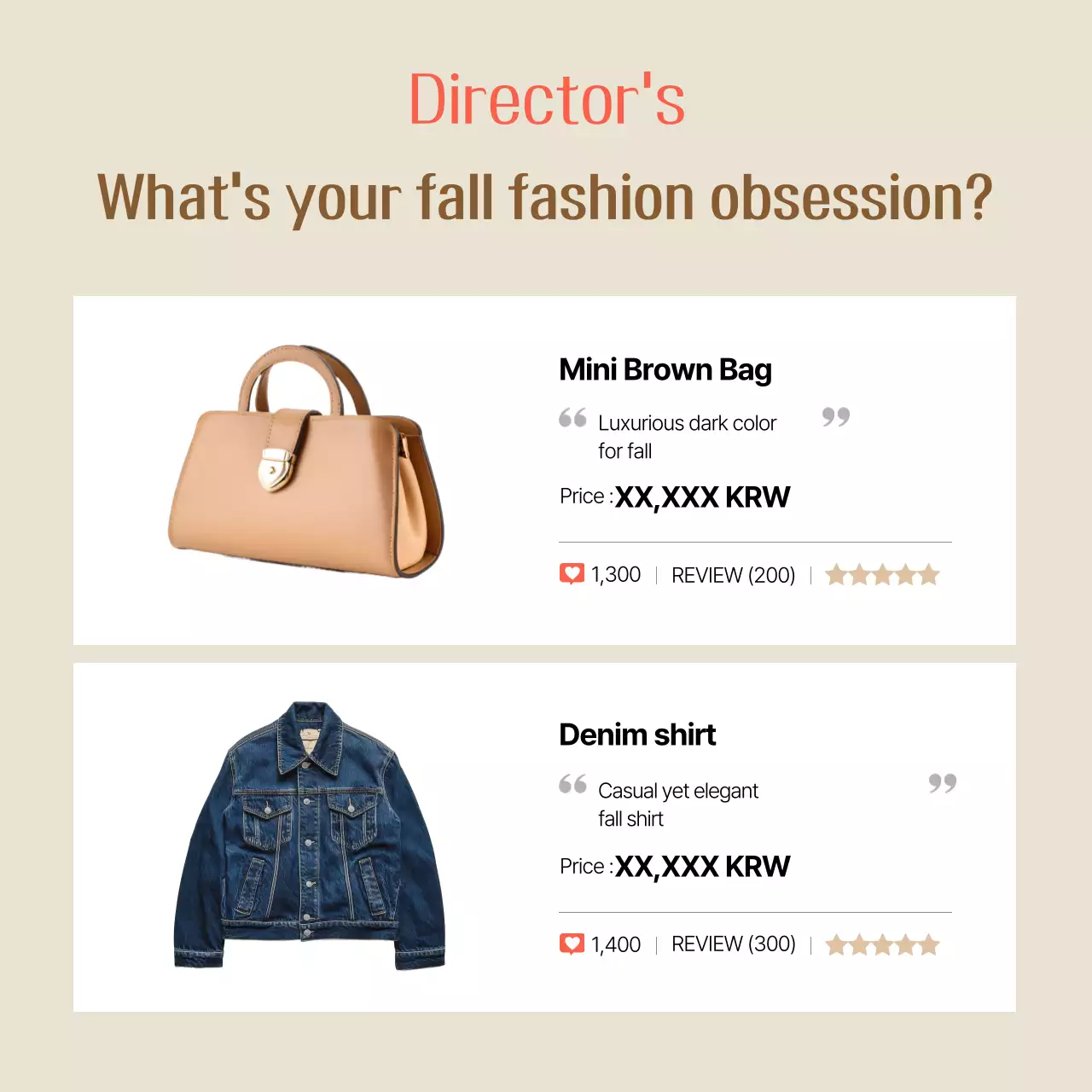 Beige Simple Shopping Ads