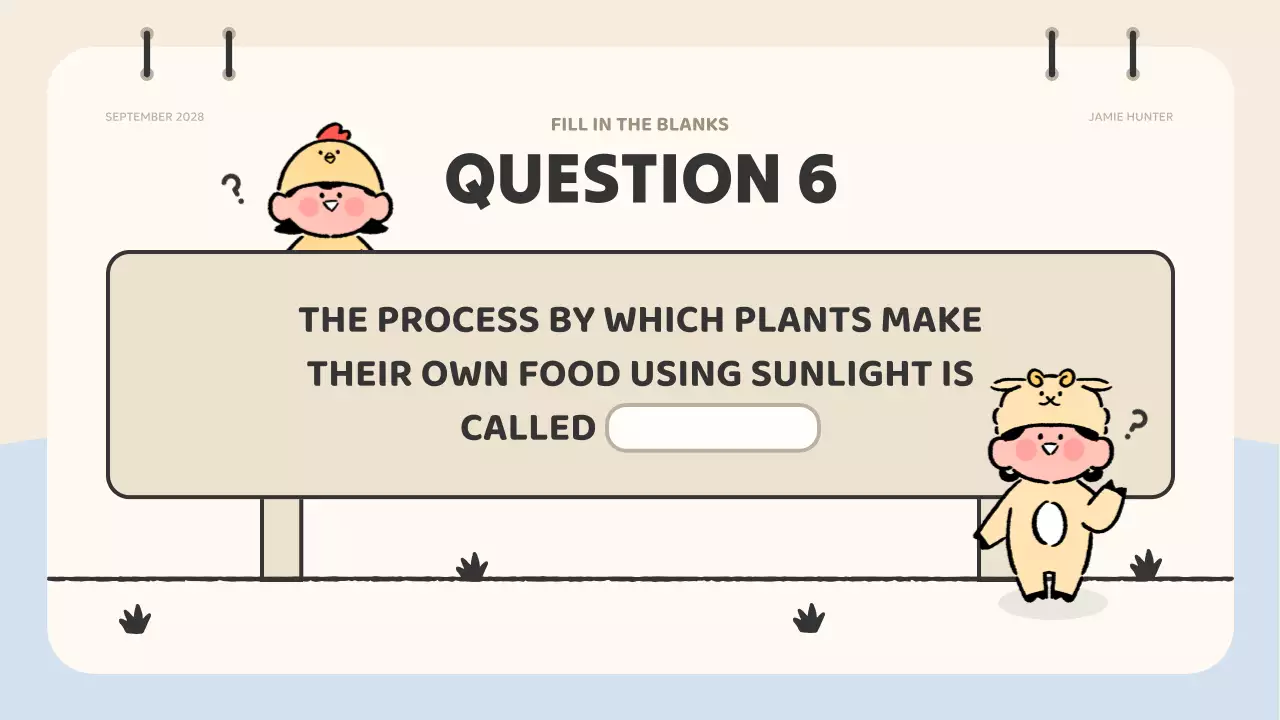 Colorful Cute Quiz Guide Presentation