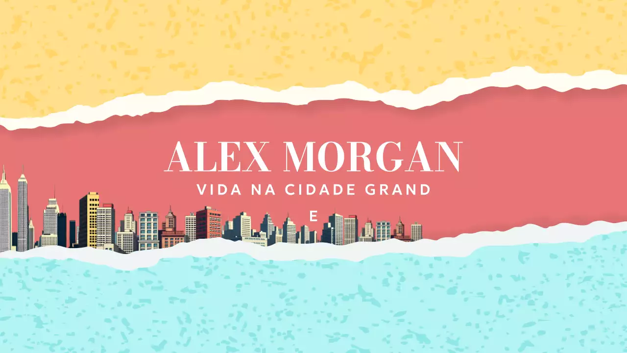 livro de histórias de uma cidade moderna e colorida