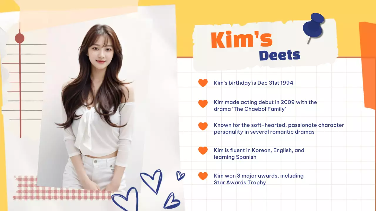 Orange Trendy K-Drama Promotion Presentation