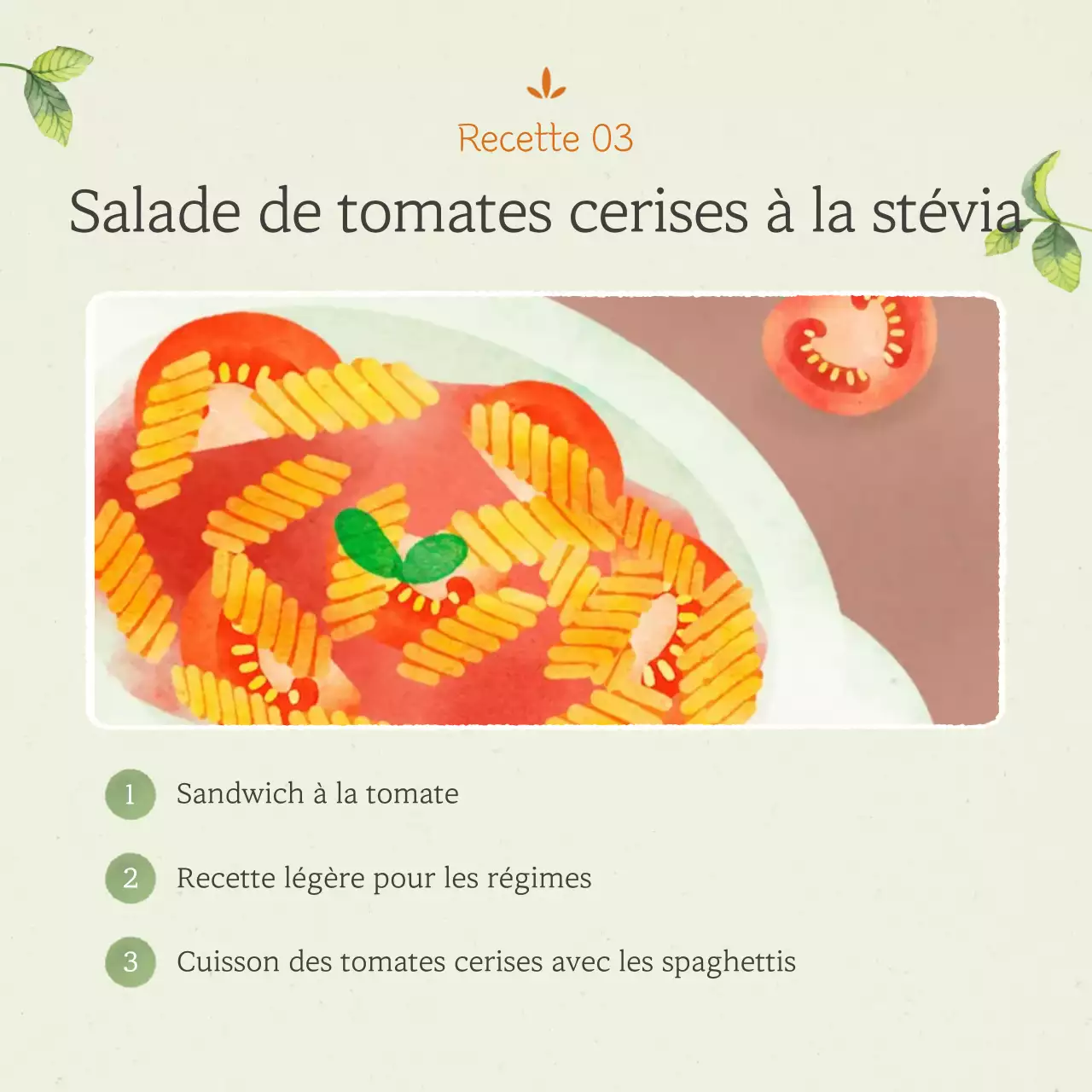 A propos de la recette des tomates Neat dans les graines de lotus