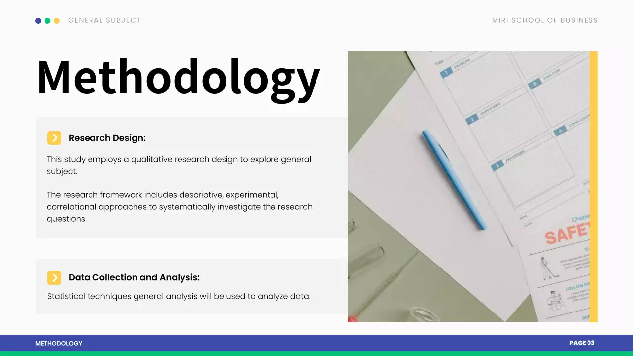 Blue Professional Thesis Presentation