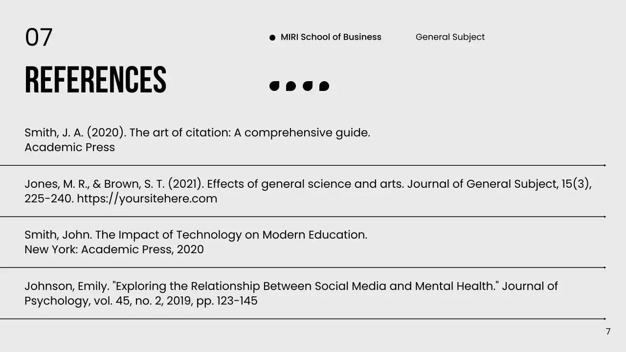 Black Minimal Thesis Docs Presentation