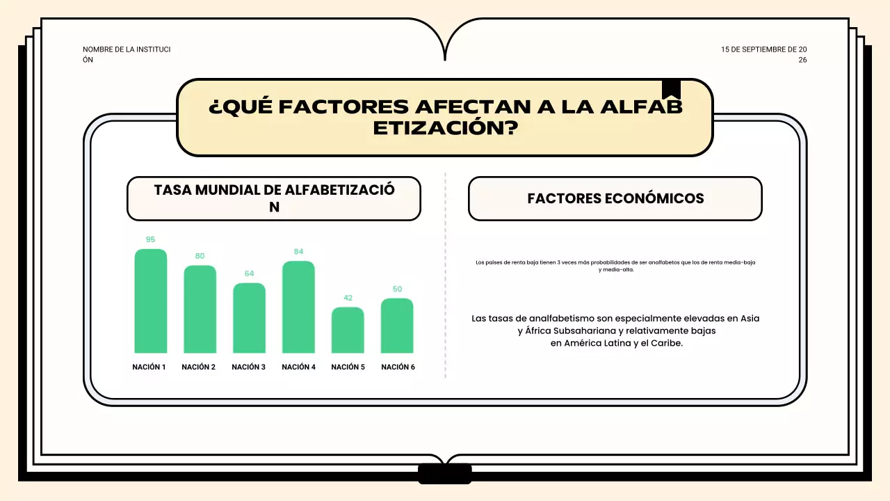 clase de alfabetización verde y limpia