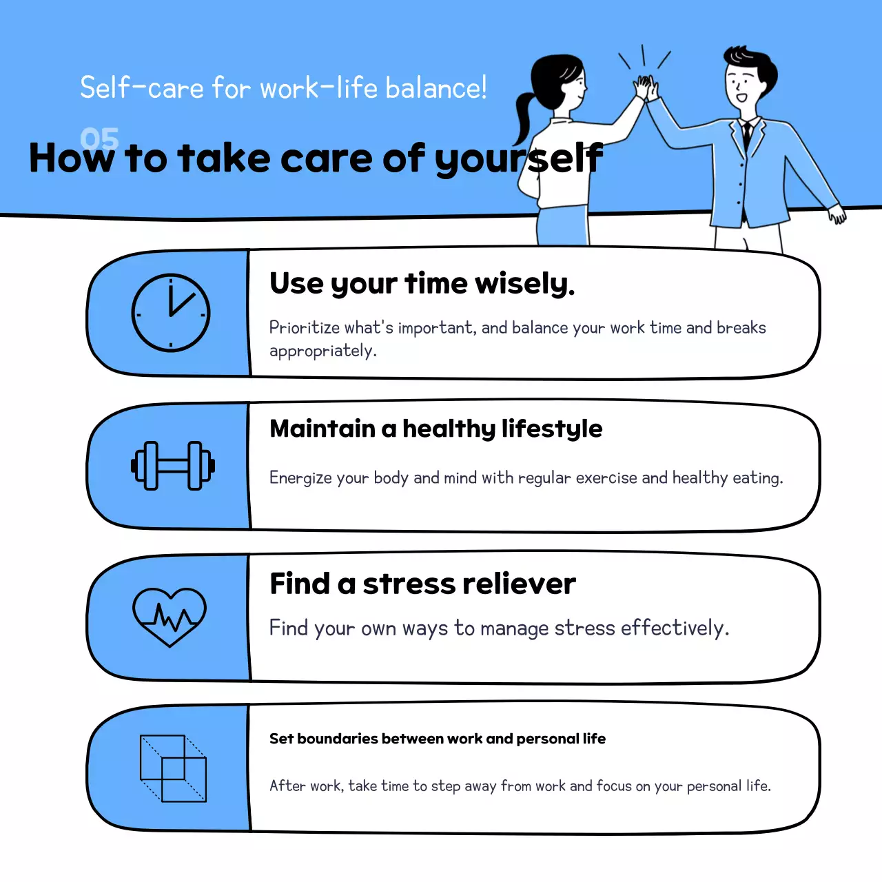 Guia de crescimento simples azul Instagram Carousel