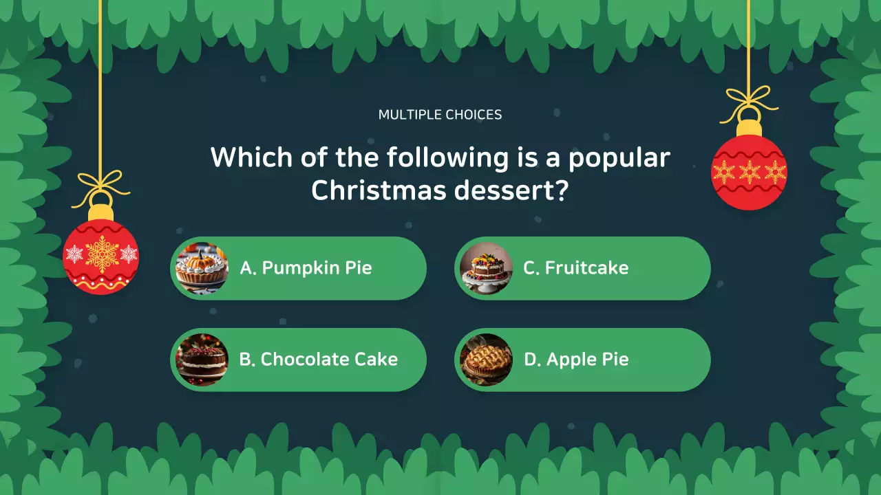 Green Traditional Christmas Guide Presentation