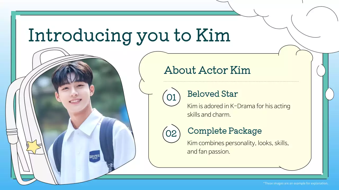 Blue Trendy K-Drama Pitch Presentation