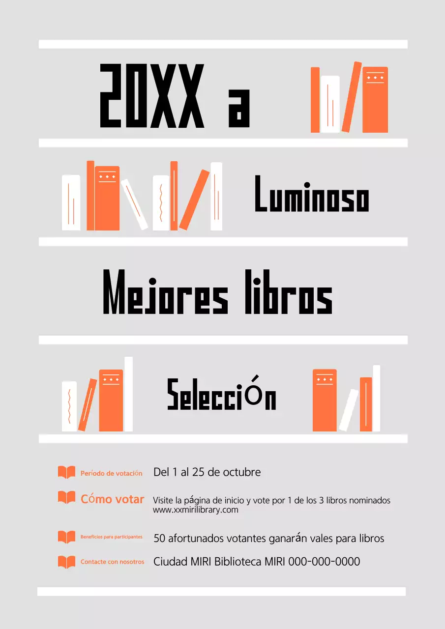 Anuncio del evento Grey Simple Book