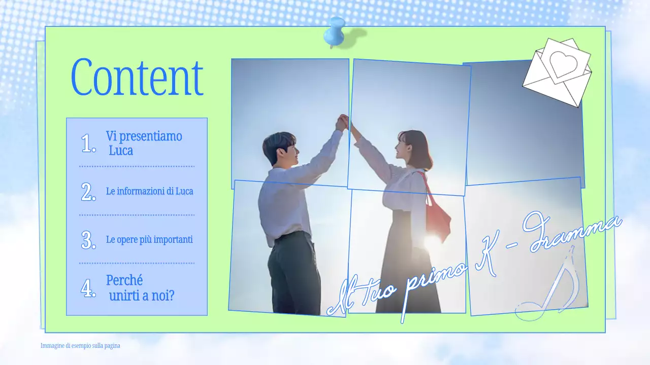 annuncio dramma blu y2k k