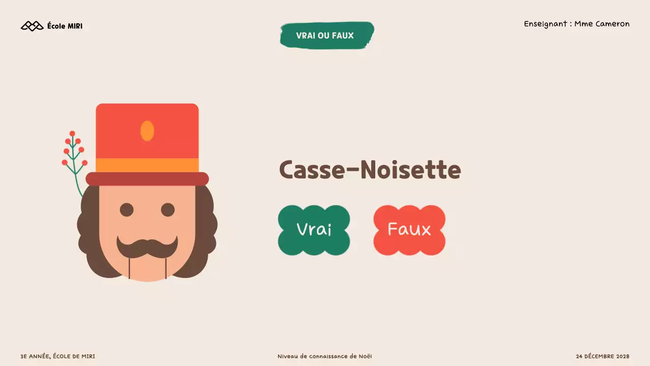 Jeu-questionnaire illustré sur Noël pour les enfants et les écoliers