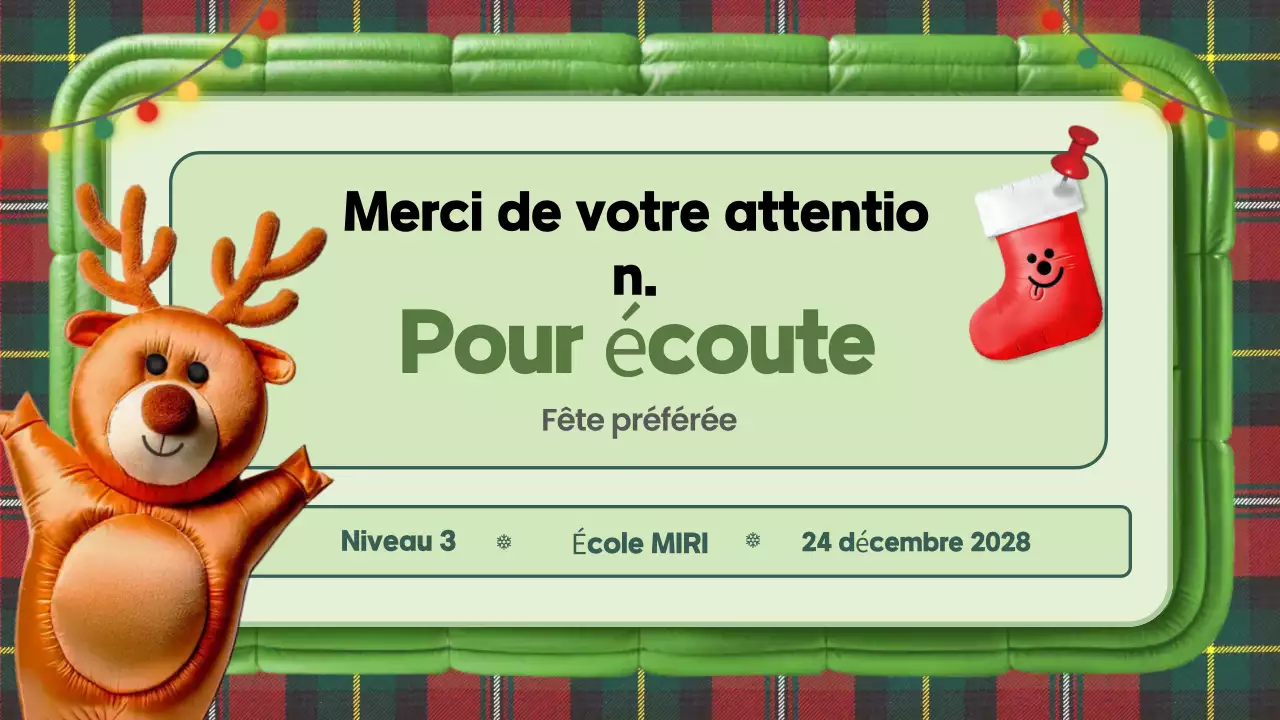 classe d'activités de noël red pop