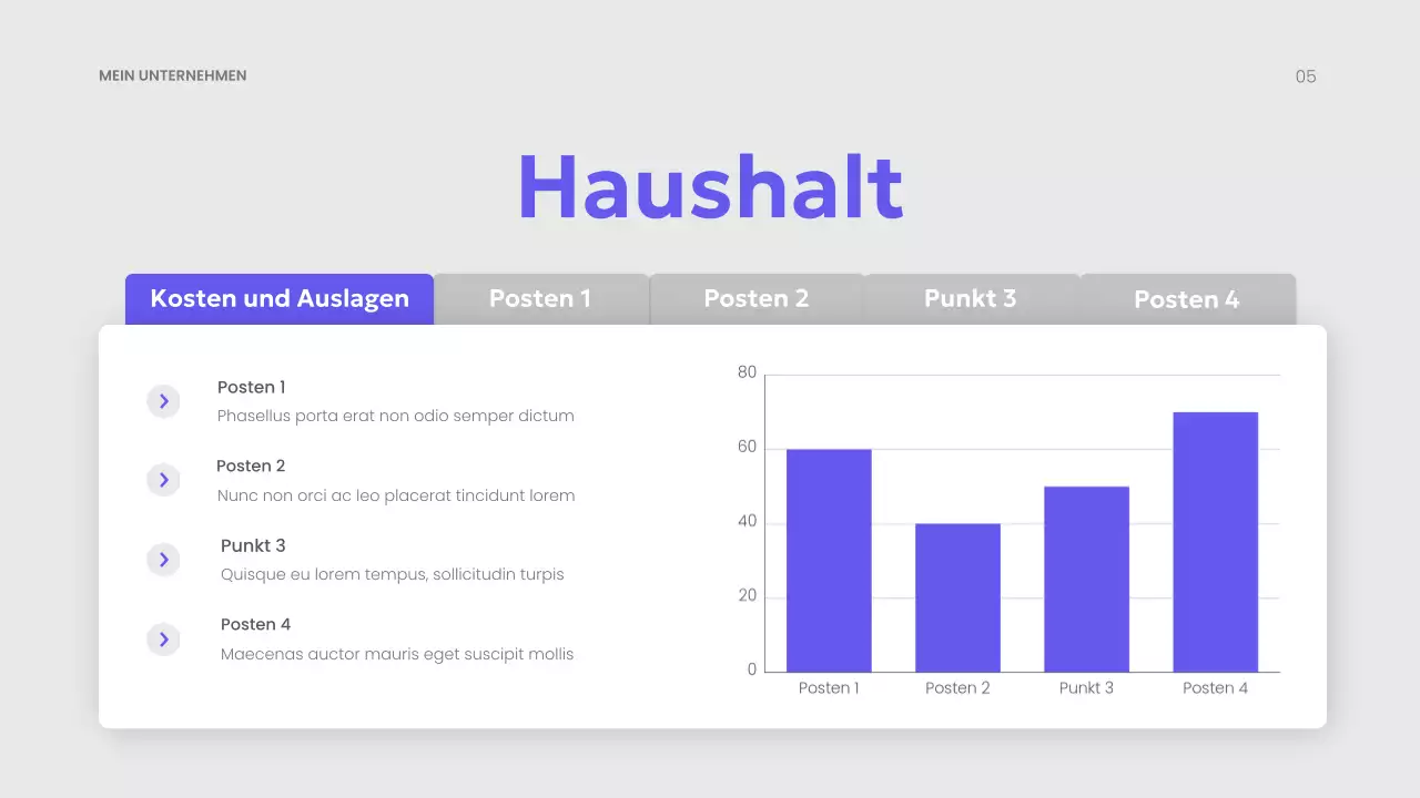 lila moderner Marketingplan Präsentation