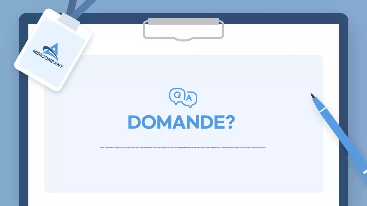 guida all'onboarding blu moderno