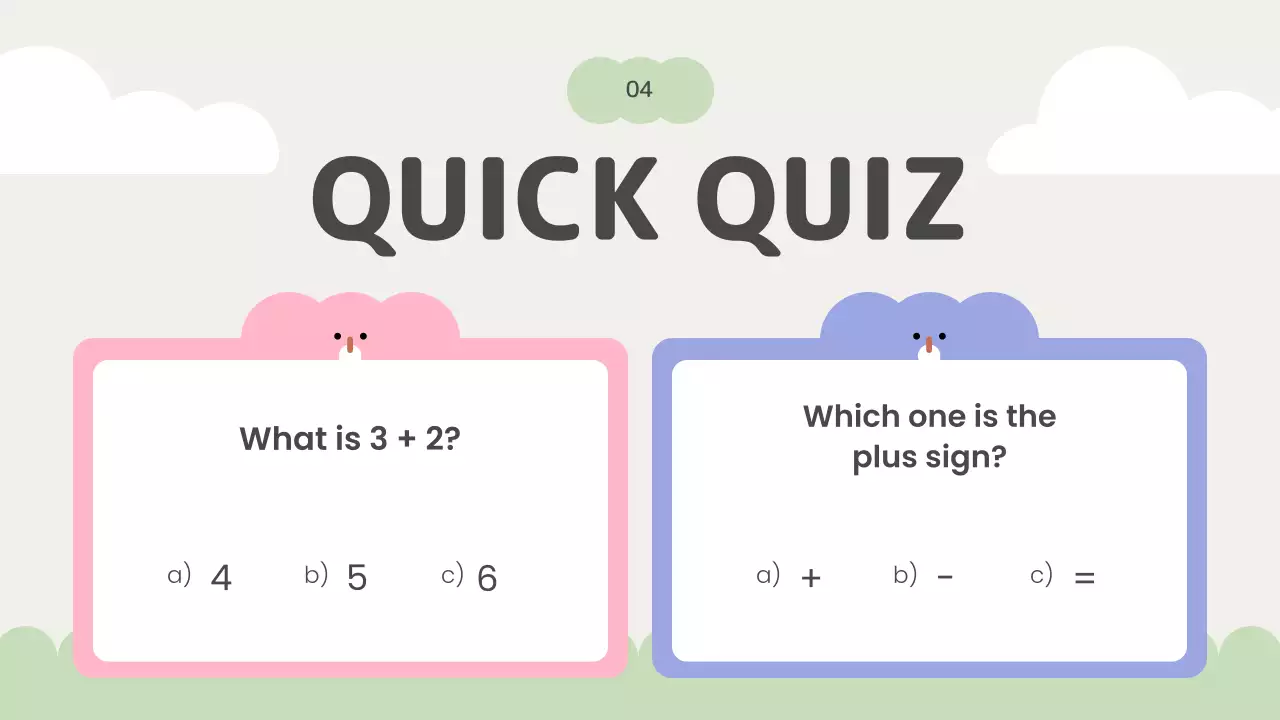 Colorful Minimal Math Lesson Presentation