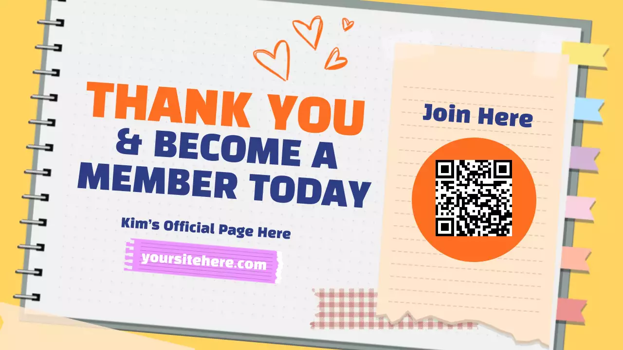 Orange Trendy K-Drama Promotion Presentation