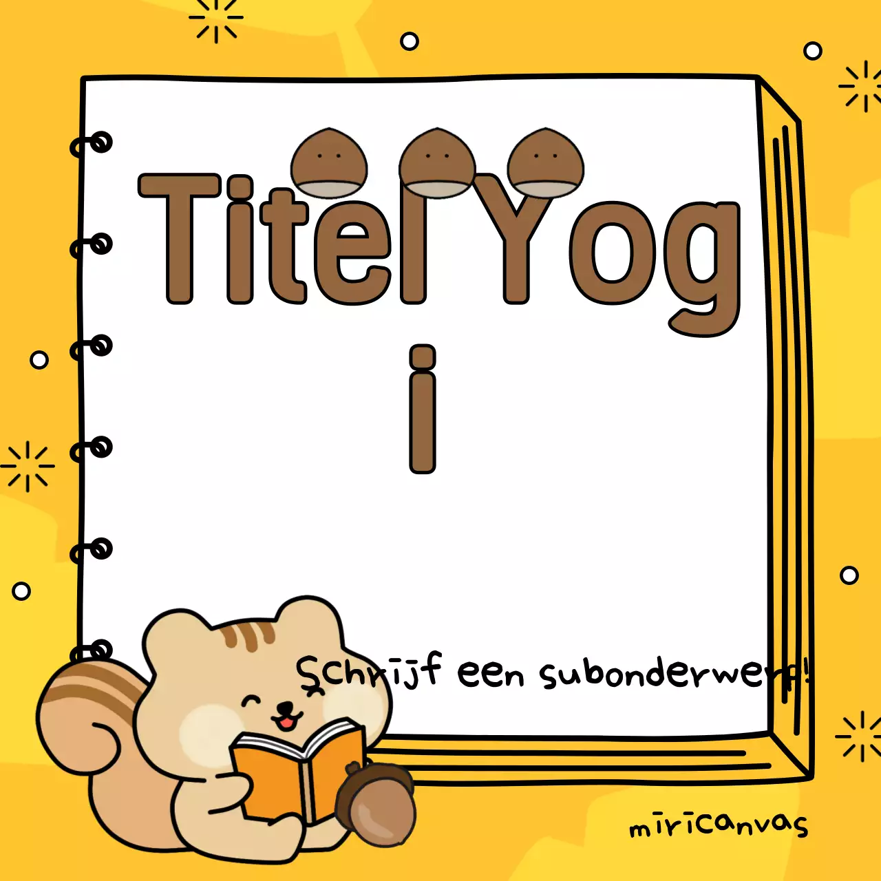 Herfsttooi in bruin en geel