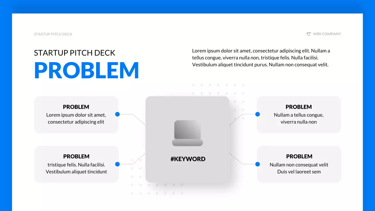 블루 모던 스타트업 피치 프로모션 프리젠테이션