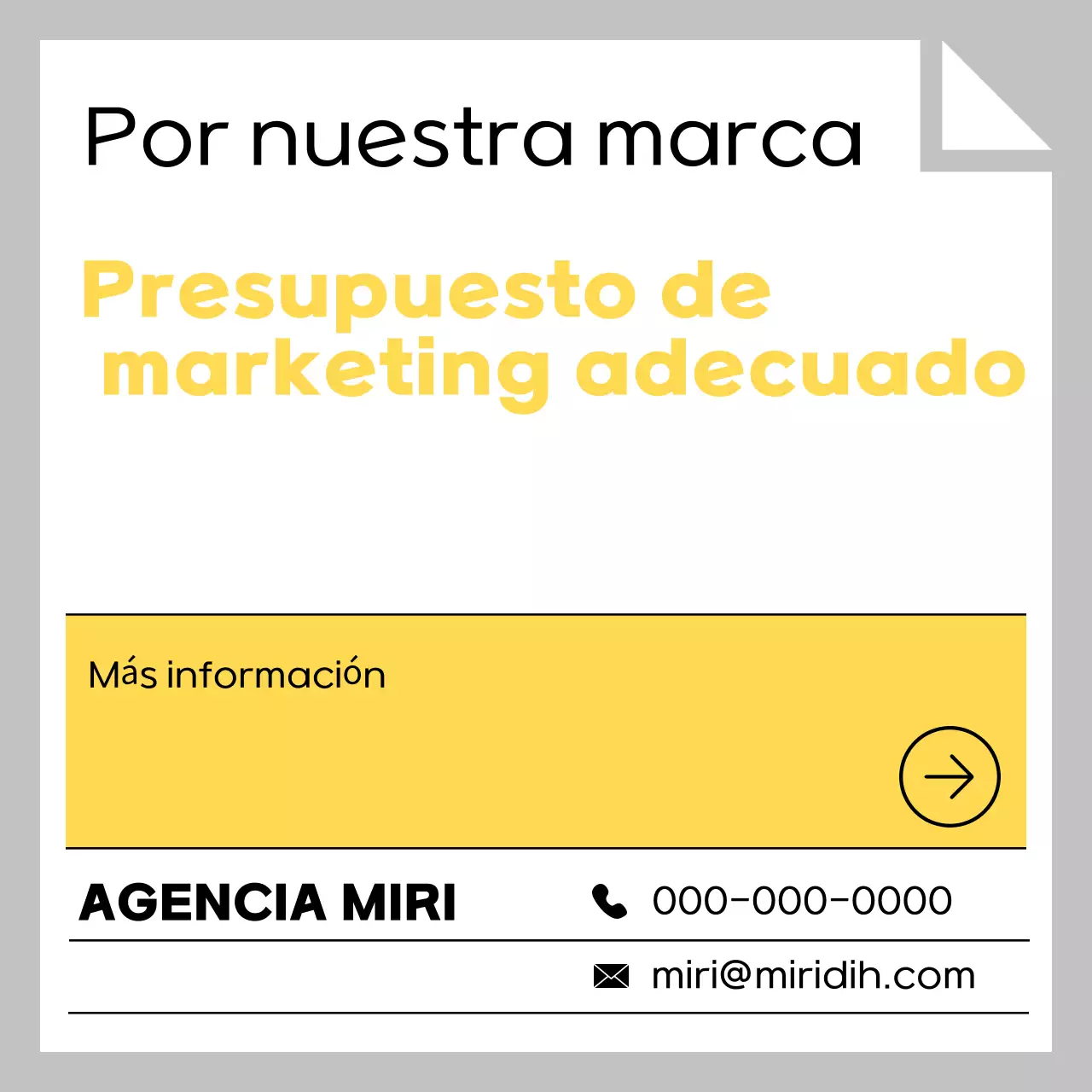 Guía de anuncios Grey Simple