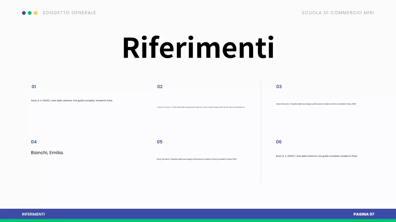 presentazione di tesi moderna blu