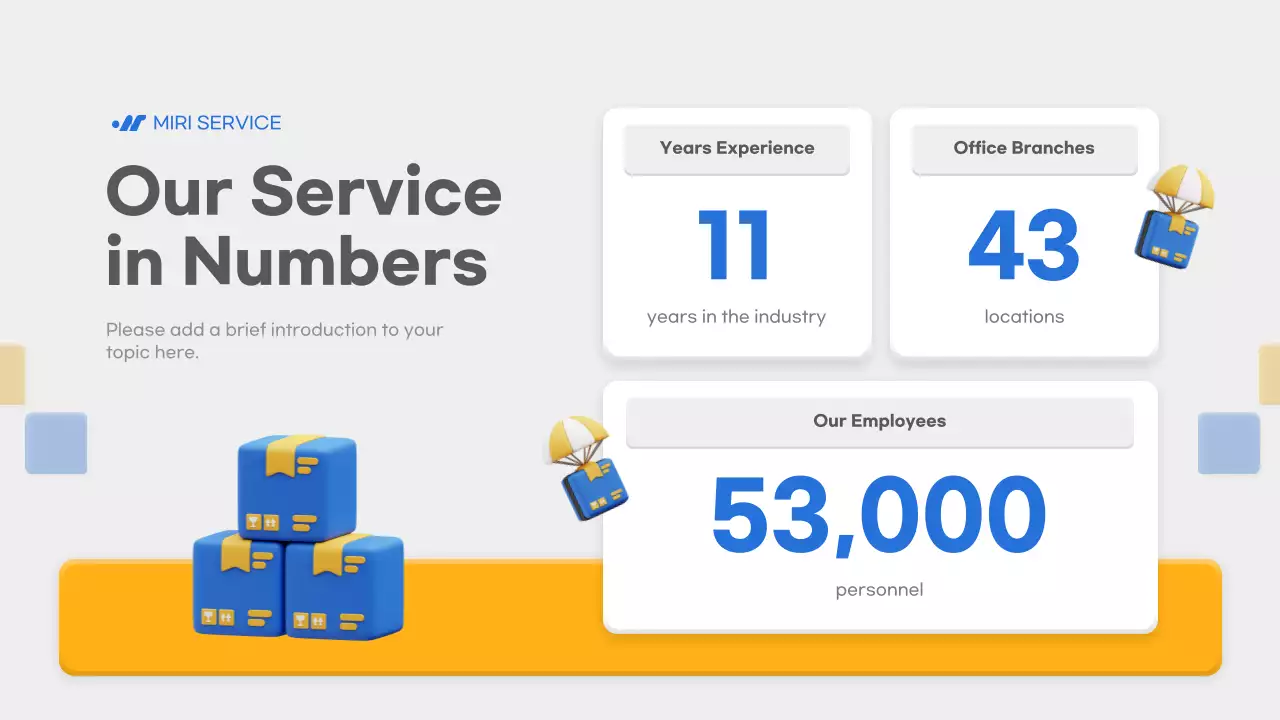 Blue Modern Delivery Presentation