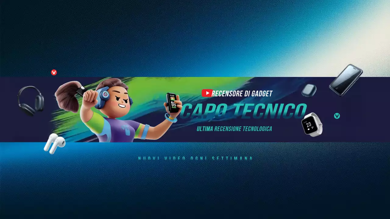 Promozione Blue Modern Tech