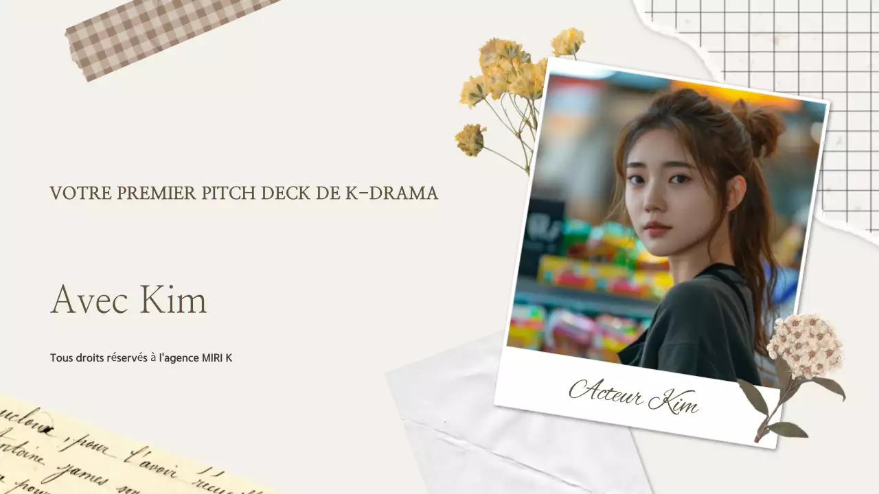 Beige Esthétique Scrapbook Tendance Fandom Acteur Actrice K-Drama