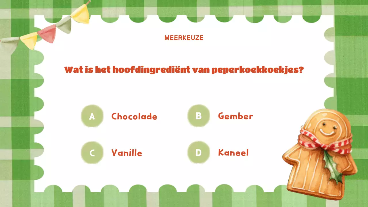 groene feestelijke vakantiepresentatie